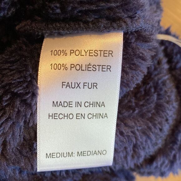 Jane and Bleecker Medium Shag Turtleneck Sweater Wrap Neck - Picture 6 of 6